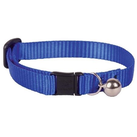BELOVED 5 in. X 8 in.-12 in. Adjustable Blue Safety Cat Collar With Bell BE649244